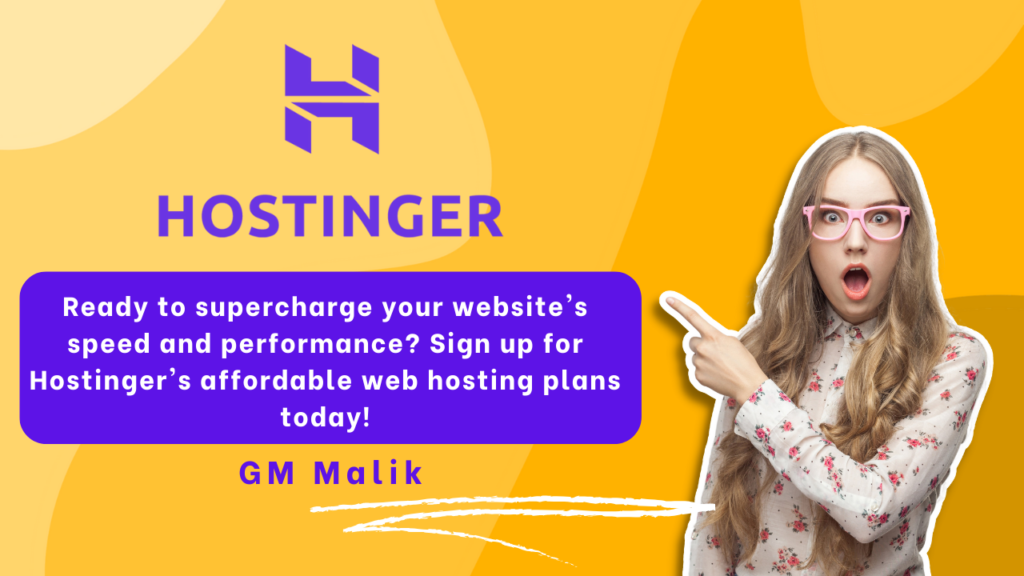 Best Web Hosting by gmmalik.com